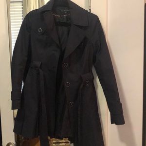 Navy Via Spiga Rain / Trench Coat